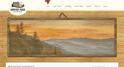 Desktop Screenshot of countrypines.com